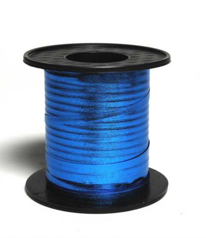 Metallic Curling Ribbon 225m Reel Blue