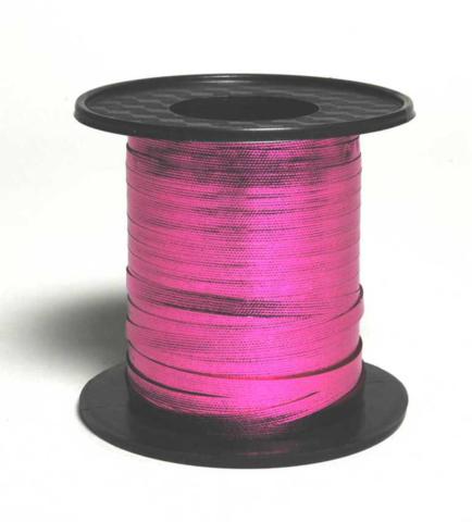 Metallic Curling Ribbon 225m Reel Pink