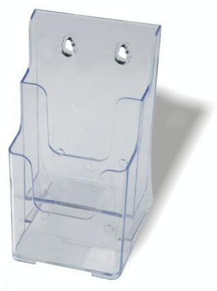 Brochure Holder DL 2 Tier Counter Clear
