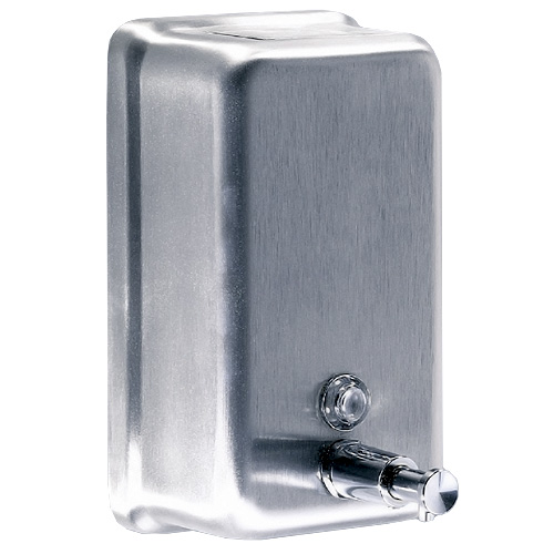 Soap Dispenser Stainless Steel Vertical 1.2L Bulk Liquid