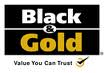 Clingwrap Black & Gold 33cm x 60m