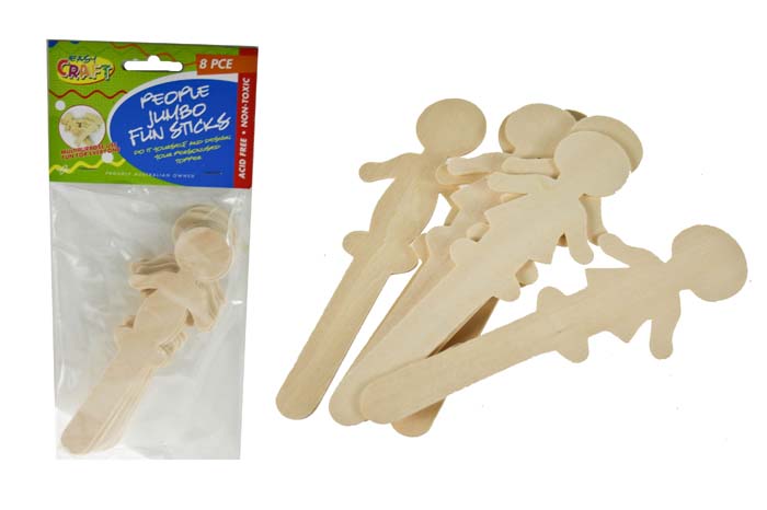 Shapes - People 14cm Male and Female Pack of 6