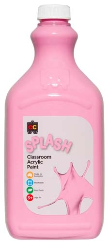 Splash Acrylic 2Lt Cup Cake Pink