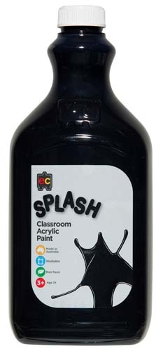 Splash Acrylic 2Lt Licorice Black