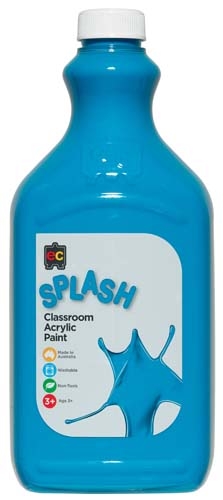 Splash Acrylic 2Lt Peppermint Turquoise