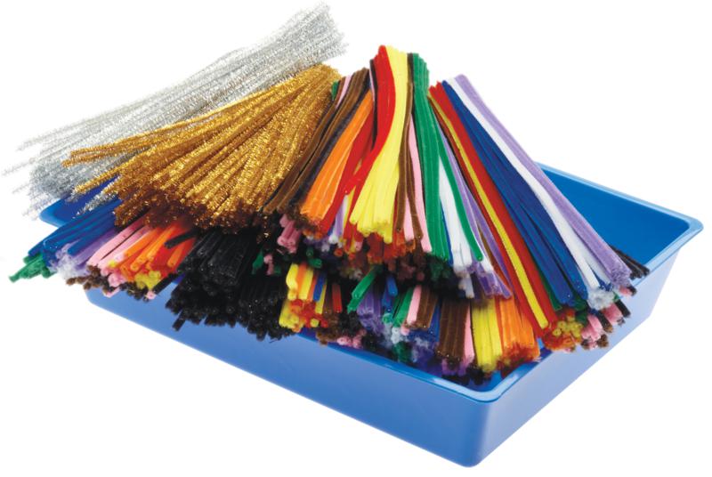 Chenille Pack 600 Stems 6mm 12 Cols x 50ea
