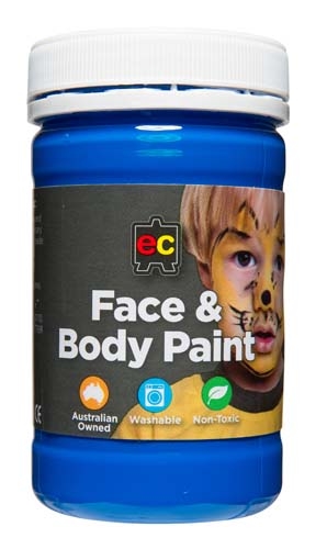 Face and Body Paints Blue 175ml EC