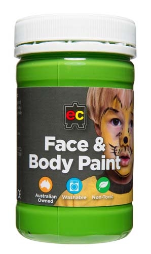 Face and Body Paints Green 175ml EC