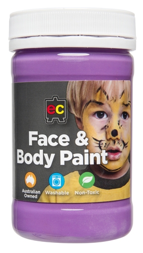 Face and Body Paints Purple 175ml EC