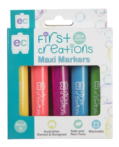 EC First Creations Maxi Markers Pack 5