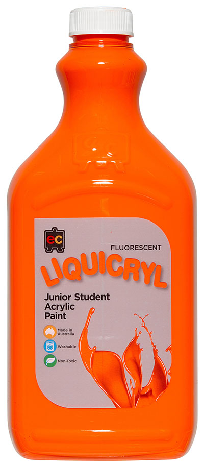 Liquicryl Fluoro 2Lt Orange