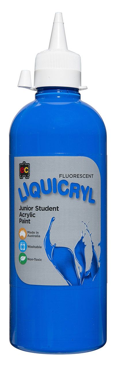 Liquicryl Fluoro 500ml Blue