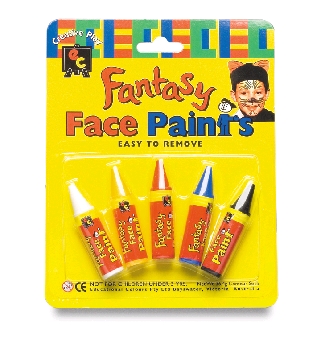Fantasy Face Paint Crayons - Card of 5