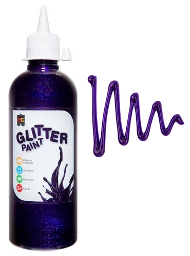 Glitter Paint 500ml Fairy Purple