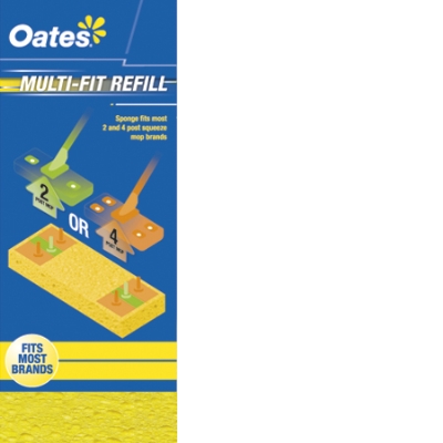 Squeeze Mop Refill Oates Multifit 2&4 Hole