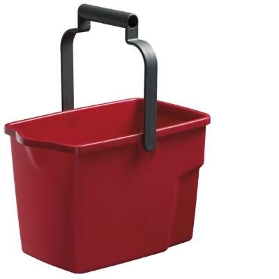 Squeeze Mop Bucket Oates 9L Red