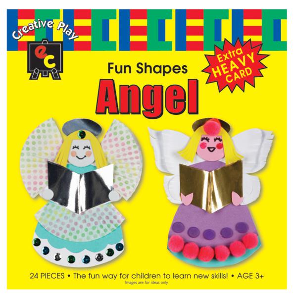 Fun Shapes Angel 15x15cm Pack of 24