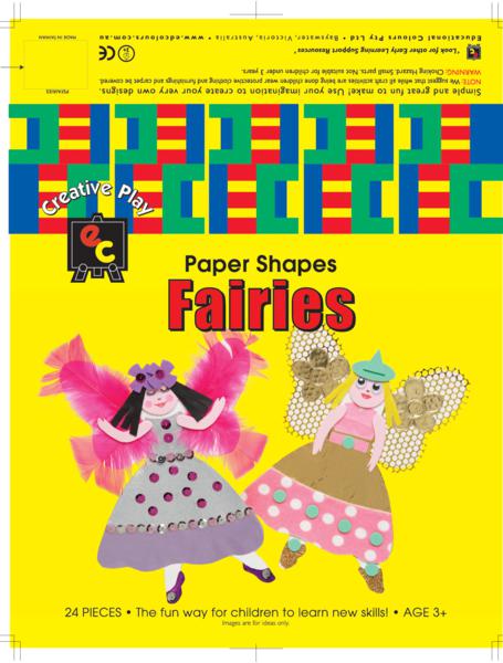Fun Shapes Fairies 16x22cm Pack of 24