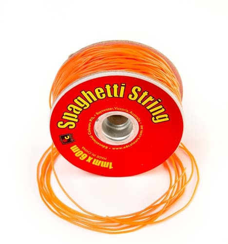 Spaghetti String 1mm x 60m Pale Orange