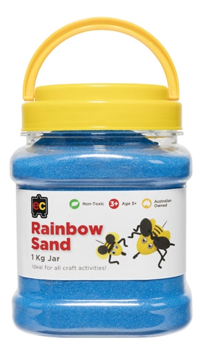 Rainbow Sand Jar 1.3Kg Blue