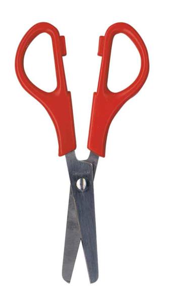 Scissors Child EC 130mm Right Hand Stainless Steel Red