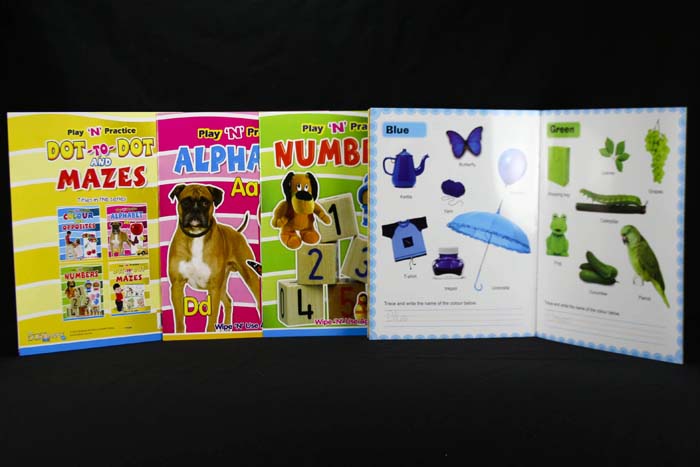 Wipe and Clean Reusable Activity Book A4 - 1 only