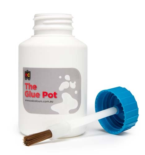 EC Glue Pot (260ml) with brush Set of 6