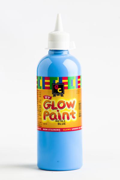 UV Glow Paint 500ml Blue