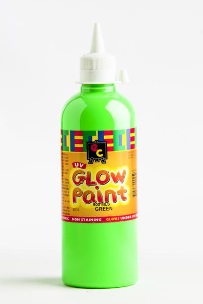 UV Glow Paint 500ml Green