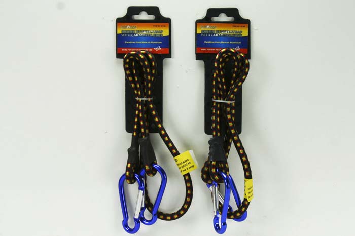 Bungee Strap with Safety Carabiner Hook 36" (90cm)