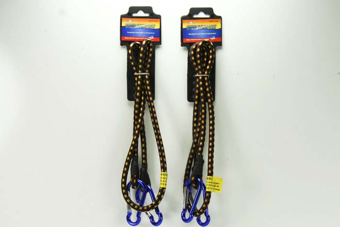 Bungee Strap with Safety Carabiner Hook 48" (120cm)