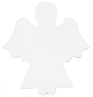 Canvas Shape - Angel Pack of 25