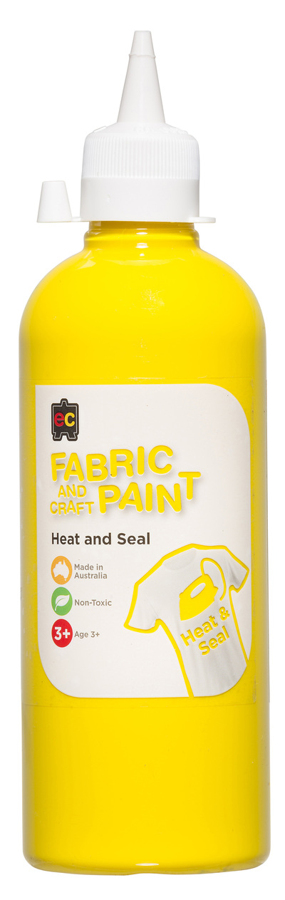 Fabric & Craft Paint 500ml Yellow