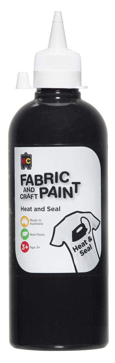 Fabric & Craft Paint 500ml Black