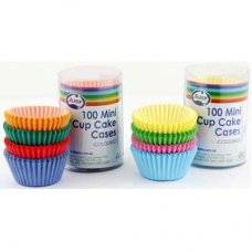 Mini Cup Cases Coloured 4cm Alpen Pk 100