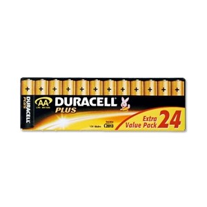 Duracell Alkaline Battery "AA" Bulk Box of 24
