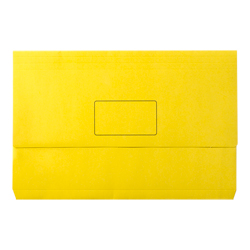 Document Wallet Manilla F/Cap Yellow