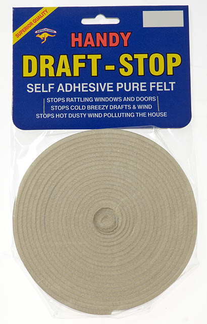 Handy Draft Stop Adhesive Wool Felt 10mm x 5m