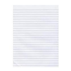 Foolscap Ruled Office Pad 100 Leaf White