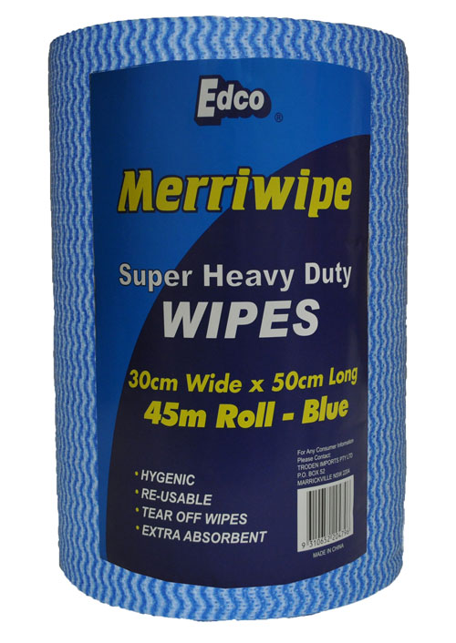 Merriwipe Super Heavy Duty Roll Blue
