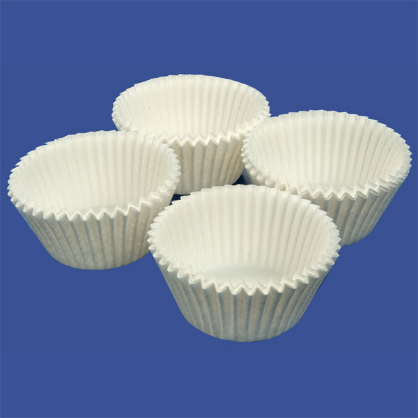 Muffin Cases White 8cm Alpen Pk100