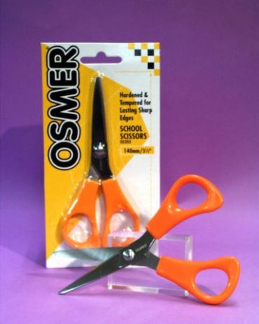 Scissors Child Osmer 140mm Stainless Steel Orange