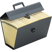 Portafile Expanding File Case Black