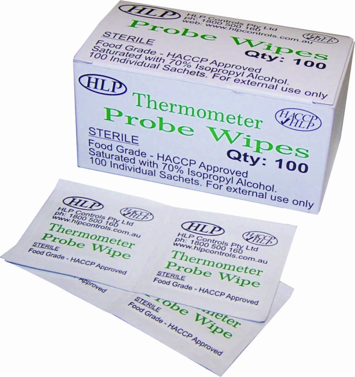 Mediflex Probe / Skin Steriliser Alcohol I/W Wipes Box 100