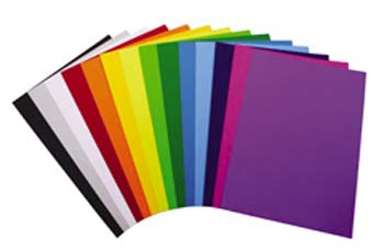 Coverpaper 125gsm Kindy Sheet 519x760mm 14 Colours 250 Sheet