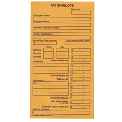 Pay Envelope Zions Printed 145x95mm Pack of 50
