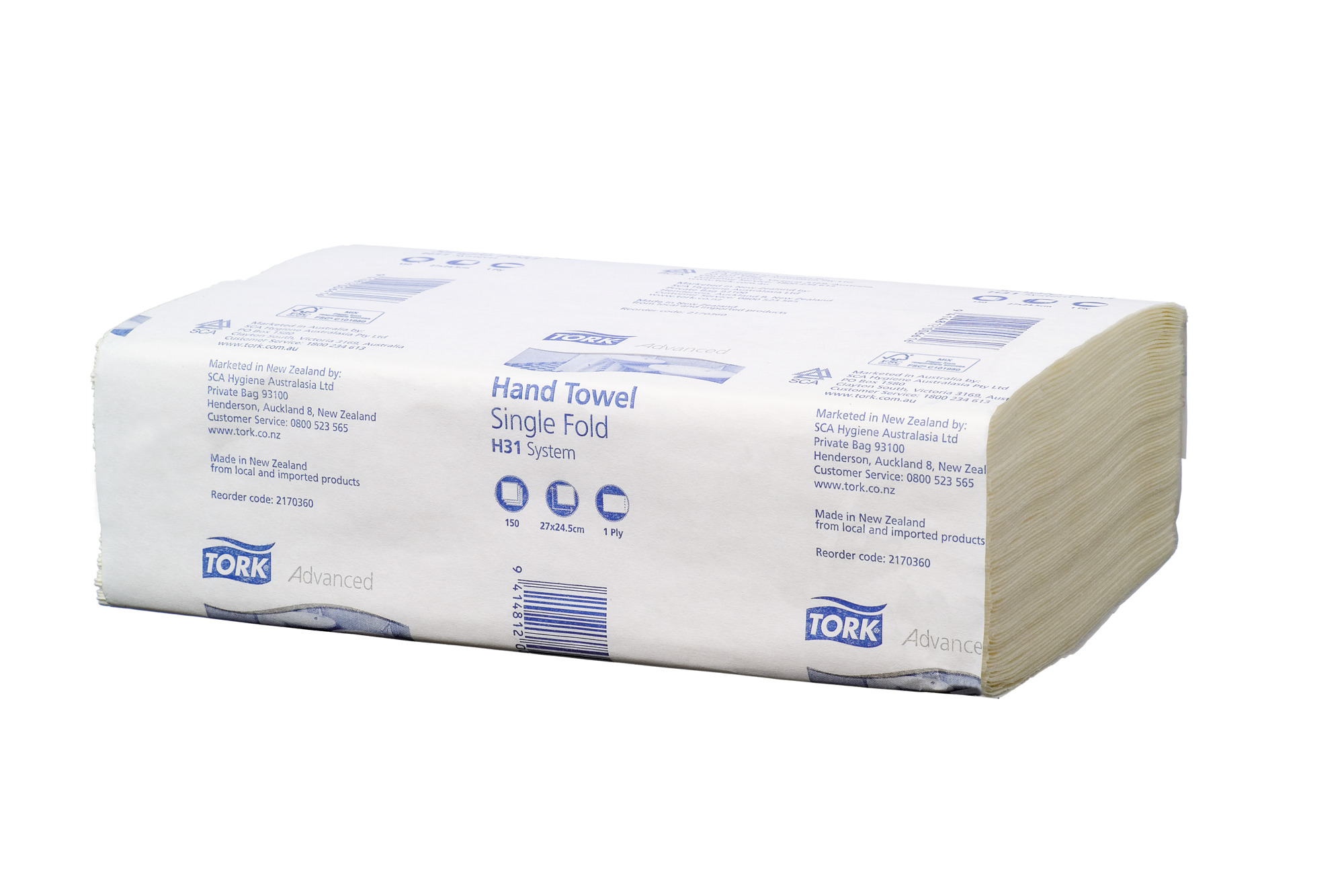 Interfold Towel - 2170360 - Tork Royale 3600/Ctn