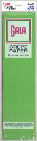 Gala Crepe Paper 50cm x 240cm Nile Green