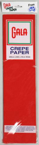 Gala Crepe Paper 50cm x 240cm Scarlet