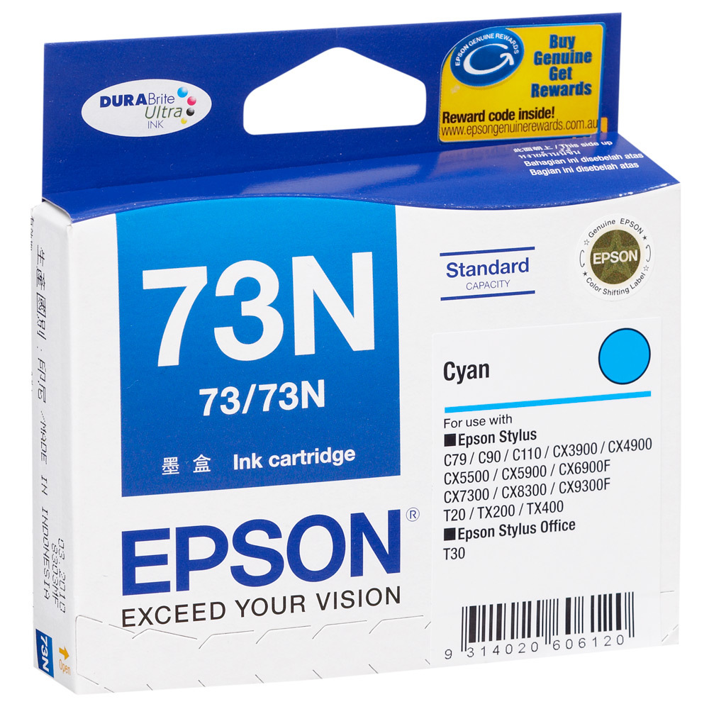 Epson 73N Cyan Ink Cartridge